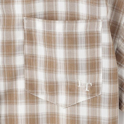 2WAY格紋襯衫套裝