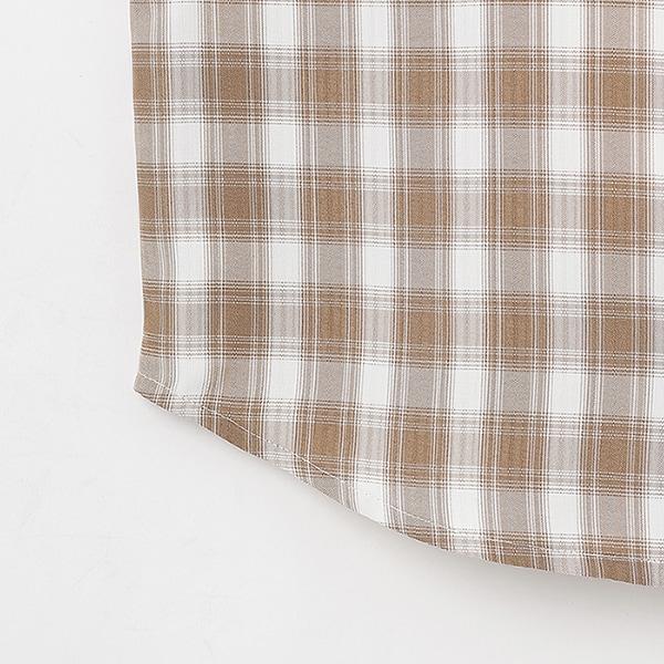 2WAY格紋襯衫套裝