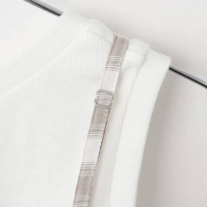 2WAY格紋襯衫套裝