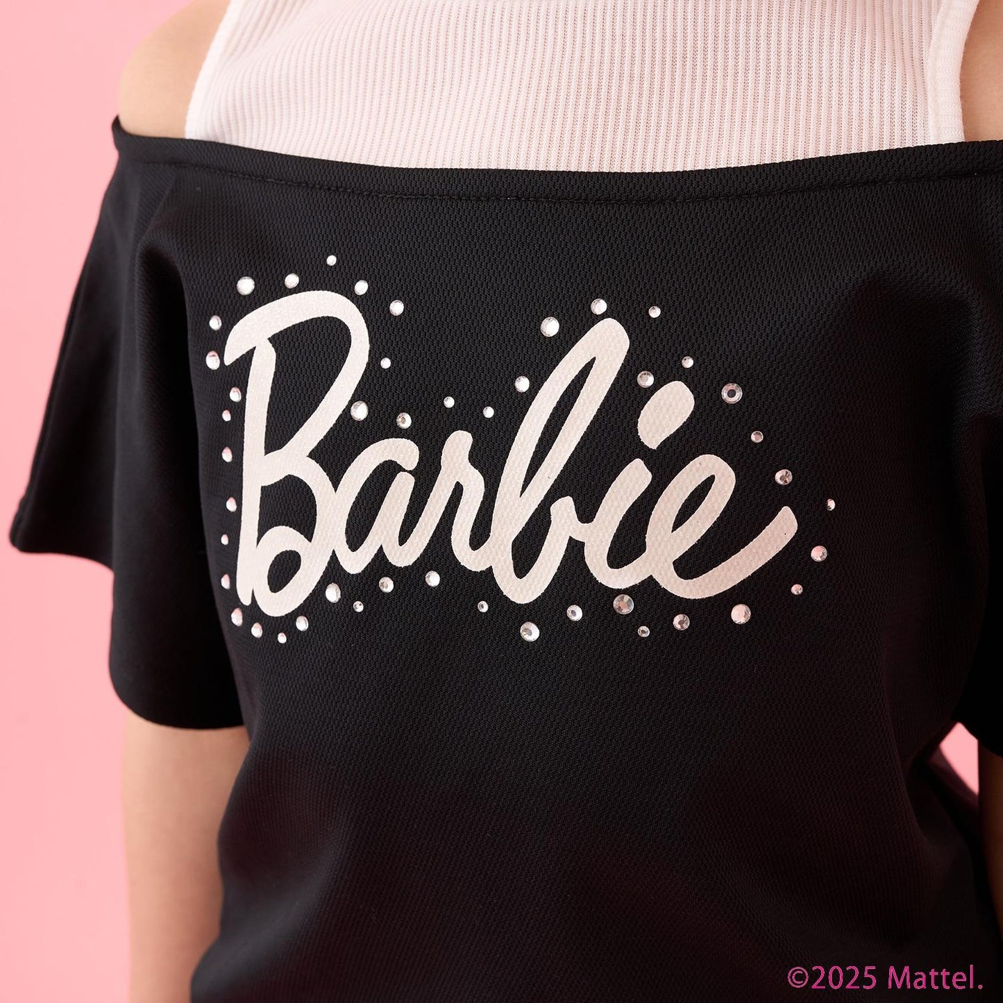 【防汙防潑水】【Barbie】疊穿風格T恤
