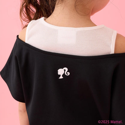 【防汙防潑水】【Barbie】疊穿風格T恤