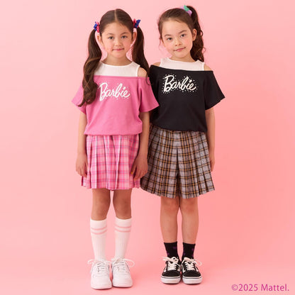 【防汙防潑水】【Barbie】疊穿風格T恤