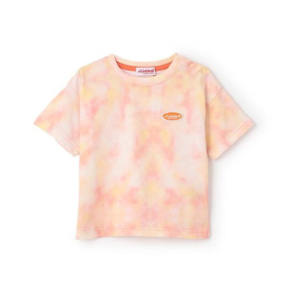 【接觸冷感】扎染風印花T恤