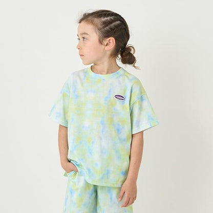 【接觸冷感】扎染風印花T恤