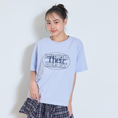 【GOODPRICE】【純棉100%】圓形標誌刺繡T恤