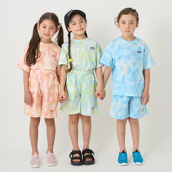 【接觸冷感】扎染風印花T恤