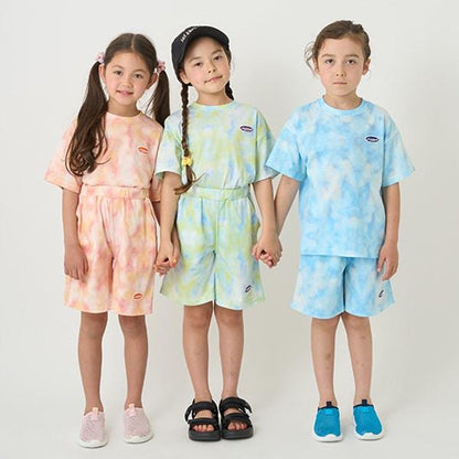 【接觸冷感】扎染風印花T恤