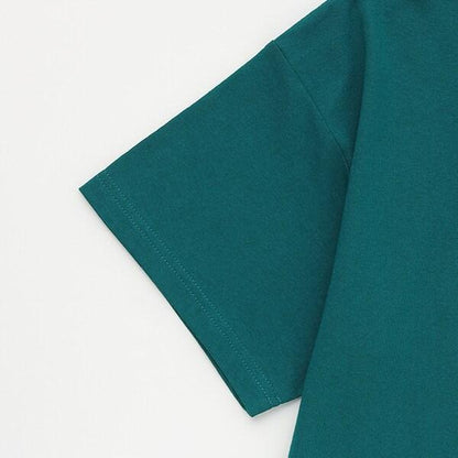 【GOODPRICE】【純棉100%】圓形標誌刺繡T恤