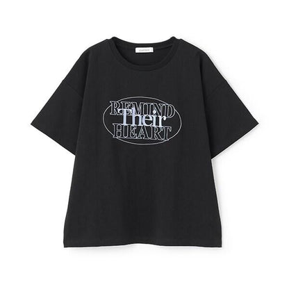 【GOODPRICE】【純棉100%】圓形標誌刺繡T恤