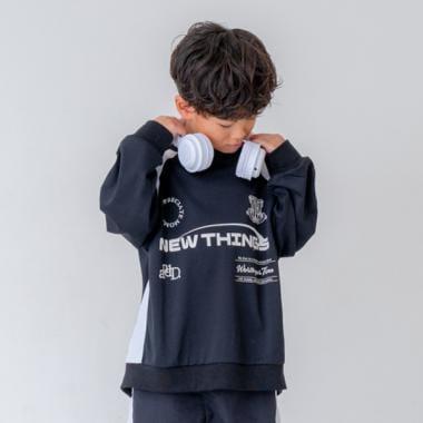 【可搭配套裝】遊戲印花寬鬆長袖T恤