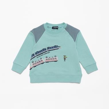 【人氣商品】【直營店無售】電車印花衛衣