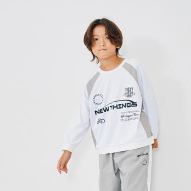 【可搭配套裝】遊戲印花寬鬆長袖T恤