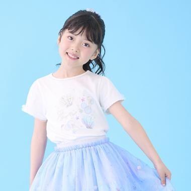 貝殼亮片短袖T恤