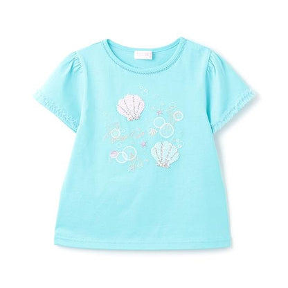 貝殼亮片短袖T恤