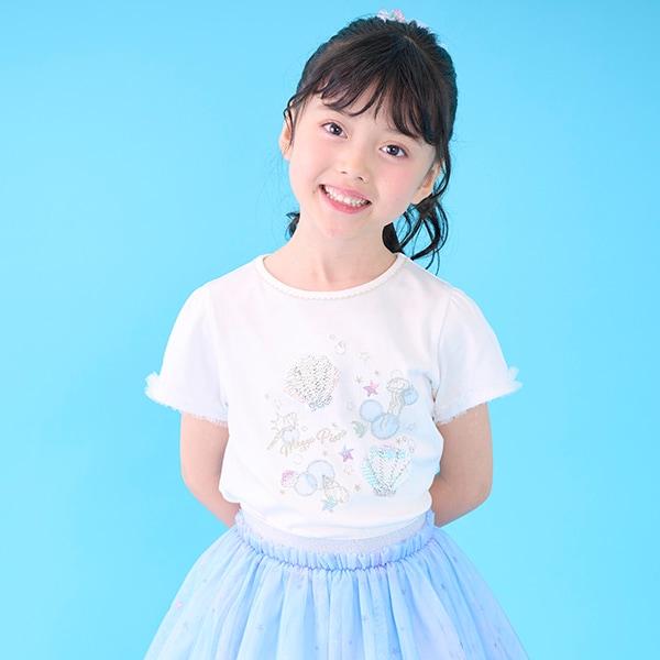 貝殼亮片短袖T恤