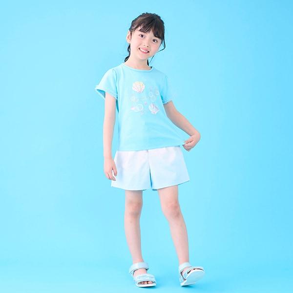 貝殼亮片短袖T恤