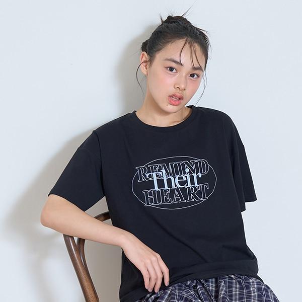 【GOODPRICE】【純棉100%】圓形標誌刺繡T恤