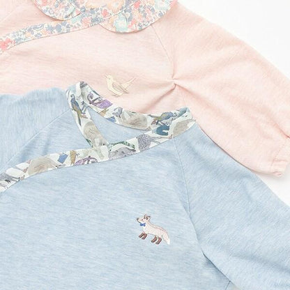 Liberty拼接新生兒服
