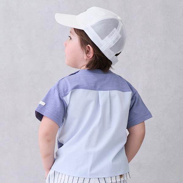 【接觸冷感】海洋刺繡短袖T恤（兒童尺碼）