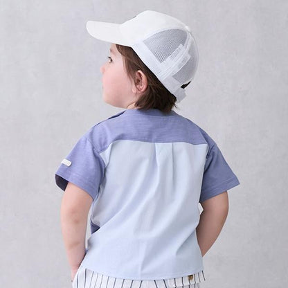 【接觸冷感】海洋刺繡短袖T恤（兒童尺碼）