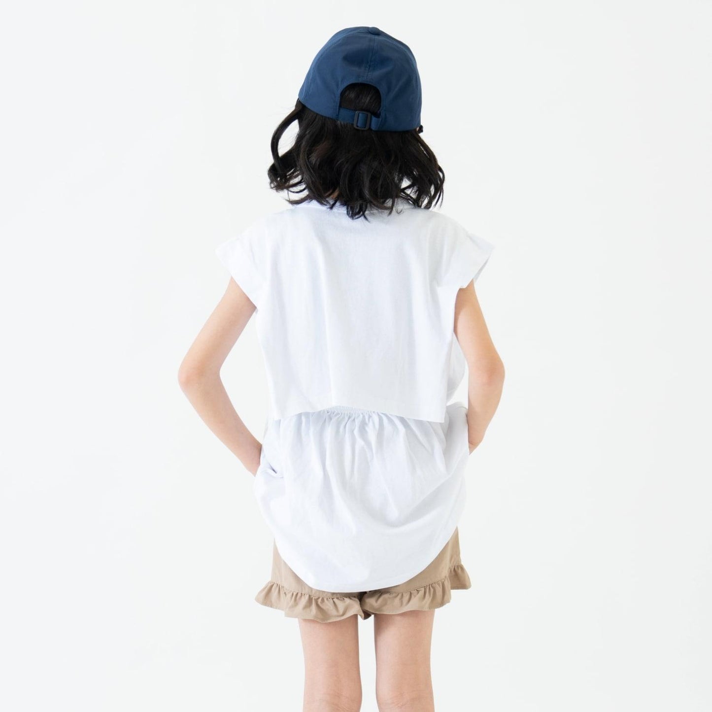 【純棉100%】女式短袖長款T恤