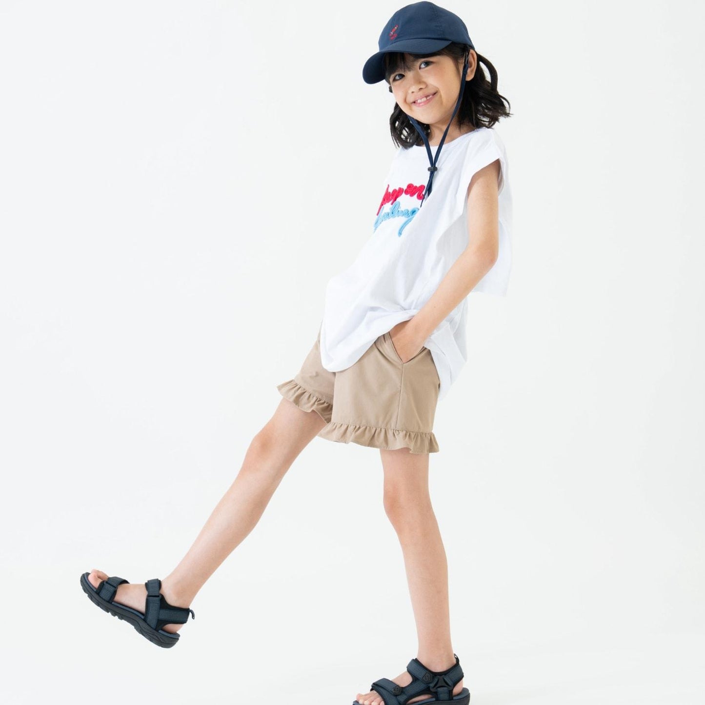 【純棉100%】女式短袖長款T恤