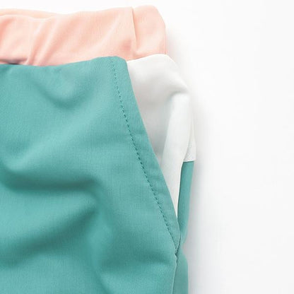 【SWIM】男童拼色套裝泳衣