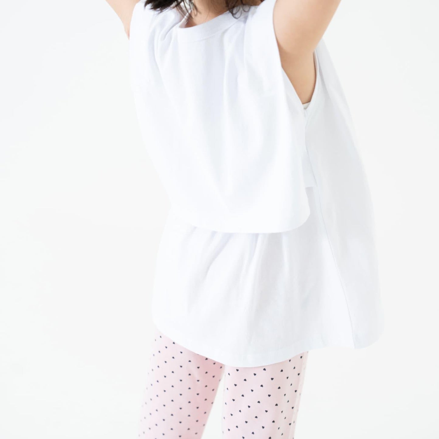 【純棉100%】女式短袖長款T恤