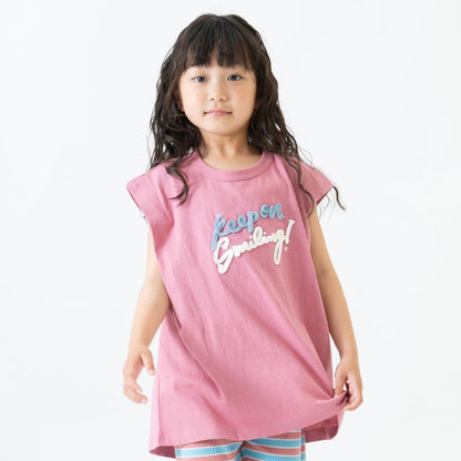 【純棉100%】女式短袖長款T恤