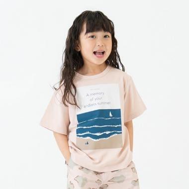 【水陸兩用】混合彩色SUMMER印花短袖T恤