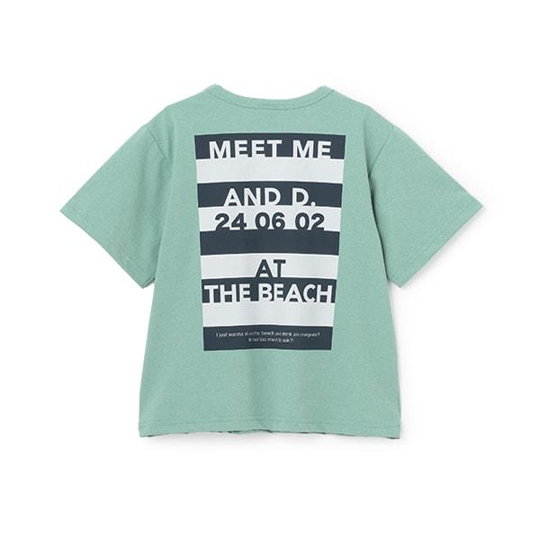 【水陸兩用】混合彩色SUMMER印花短袖T恤