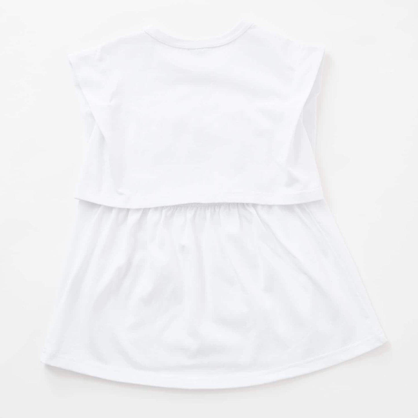 【純棉100%】女式短袖長款T恤