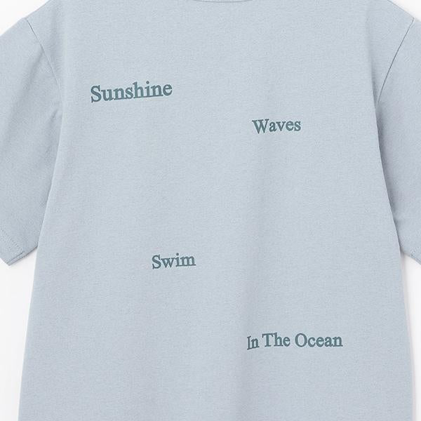 【水陸兩用】混合彩色SUMMER印花短袖T恤