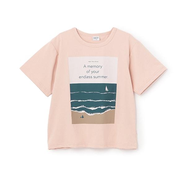 【水陸兩用】混合彩色SUMMER印花短袖T恤