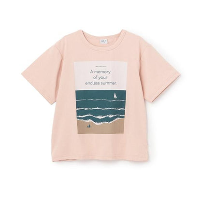 【水陸兩用】混合彩色SUMMER印花短袖T恤
