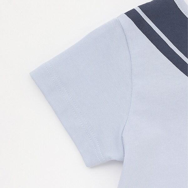 水手風印花短袖T恤