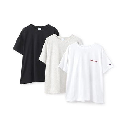 【Champion】【100%純棉】背部印花寬鬆短袖T恤