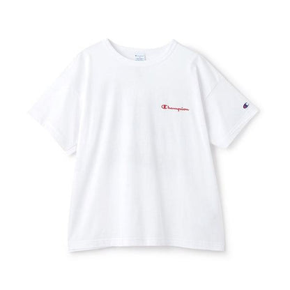 【Champion】【100%純棉】背部印花寬鬆短袖T恤