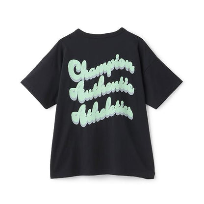 【Champion】【100%純棉】背部印花寬鬆短袖T恤