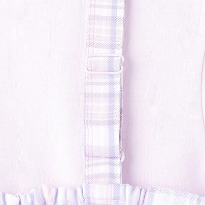 格紋吊帶背心&短袖T恤套裝