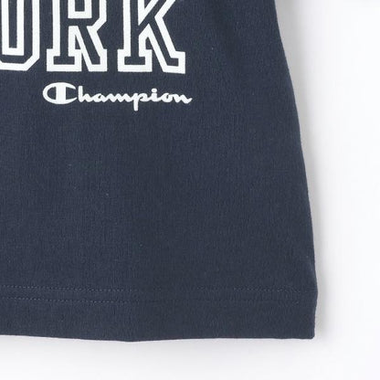 【Champion】【純棉100%】撞色邊短袖T恤