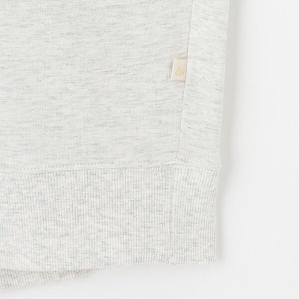 【AMI】塗鴉刺繡不對稱套頭衫