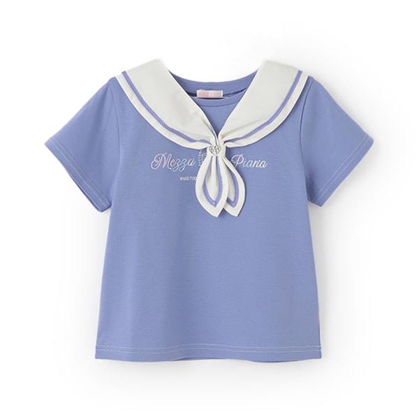 水手領短袖T恤