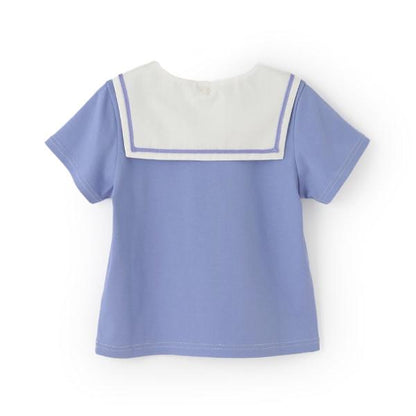水手領短袖T恤