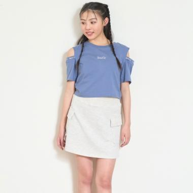 【7days】【接觸冷感/清涼】露肩T恤套裝