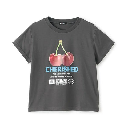 櫻桃圖案T恤