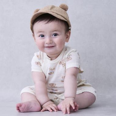 熊圖案雙用連體衣