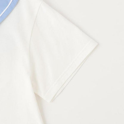 【接觸冷感】3WAY水手領T恤