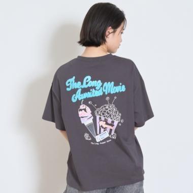 【接觸冷感/清涼】【100%純棉】爆米花印花T恤