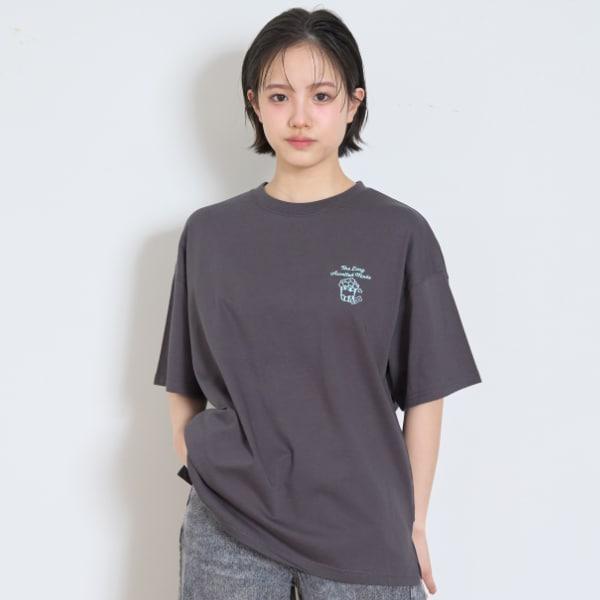 【接觸冷感/清涼】【100%純棉】爆米花印花T恤